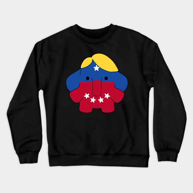Republican Elephant2 Crewneck Sweatshirt by COOLKJS0